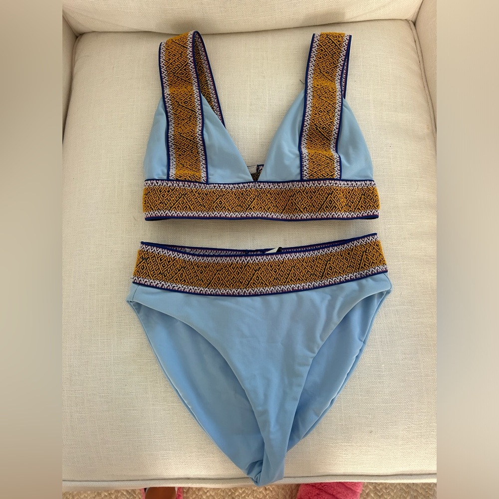 Elysiian Blue Bikini Set Size Small